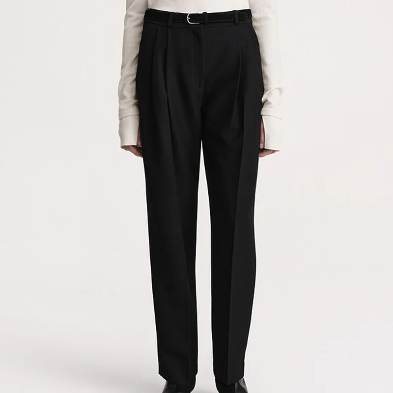 TOTEME Double pleated Tailored Trousers-1