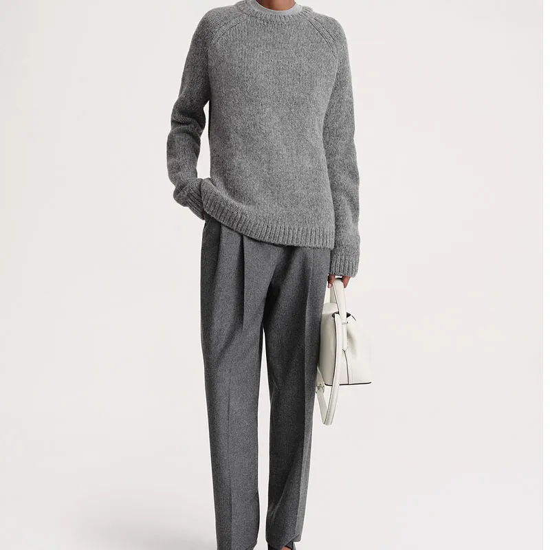 TOTEME Knitwear Women's Heather Gray-1