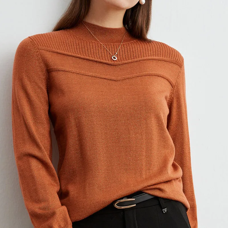 FINITY Sweaters Women's Orange-1