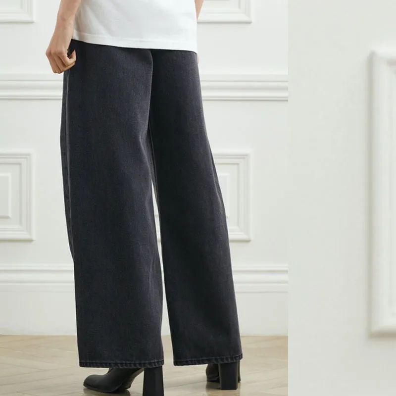 KIMHEKIM Jeans Women's Black-2