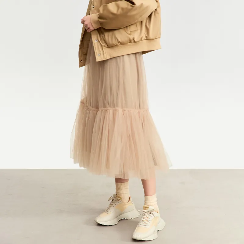 AMII Casual Short Skirts Women's-5