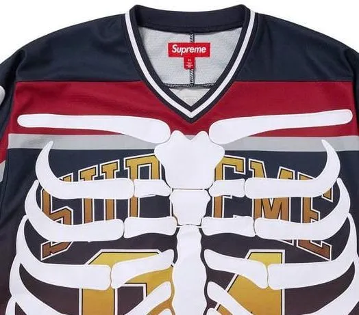 Supreme Bones Hockey Jersey - POIZON