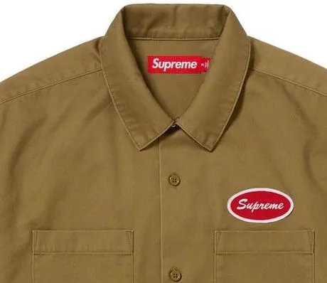 Supreme Thermal Sleeve Work Shirt Black L - POIZON