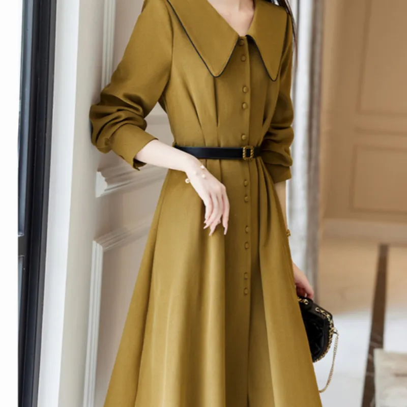 【dme】 Long Sleeved Dresses Women's-3