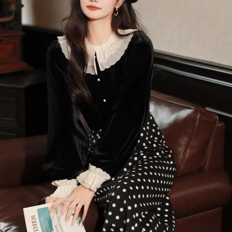 Shirts Women's Black-1