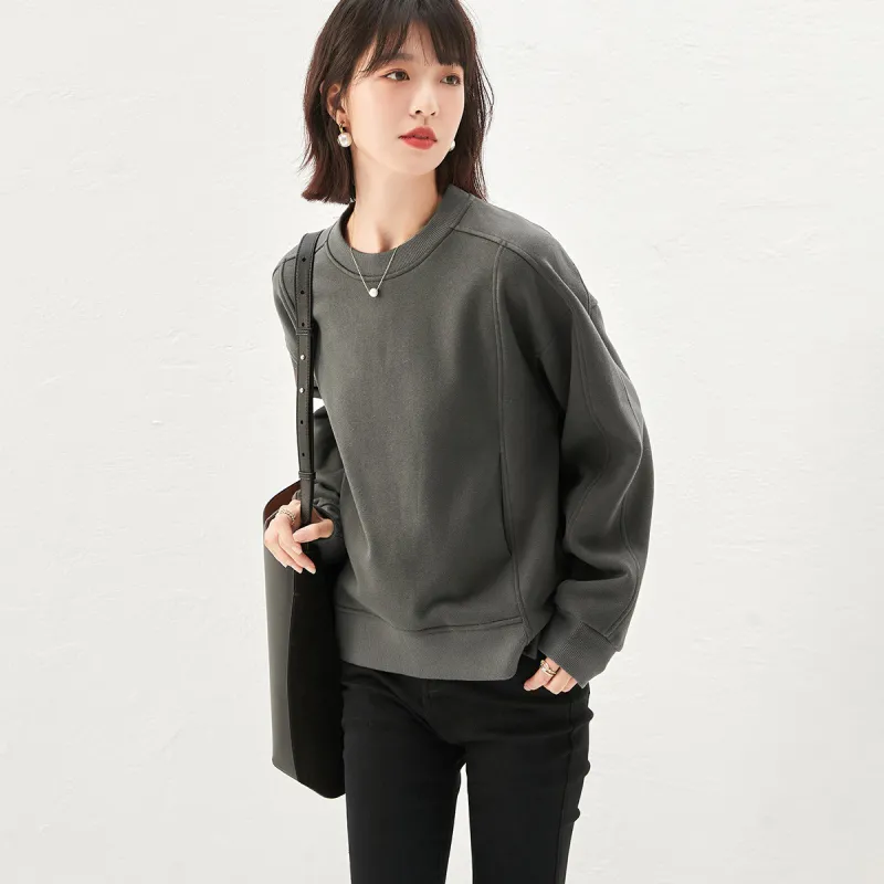 Mt Sweatshirt Women's Brick Gray-1