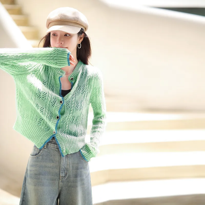 MT Sweaters Women's Green-1