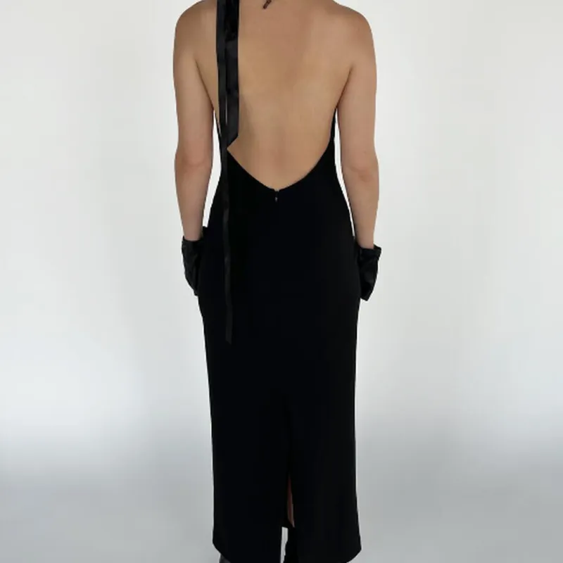 ZARA Sleeveless Dress Women's Black-2