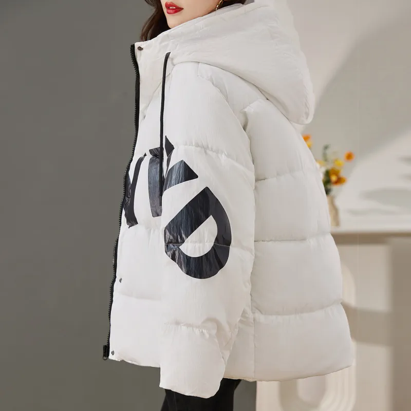 Emodues Puffer Jacket Women's White-3