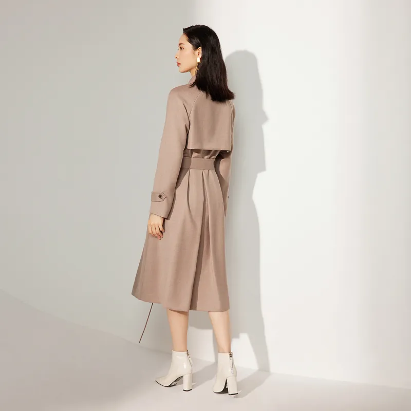 BBLLUUEE Trench Coat Women's Timber-3