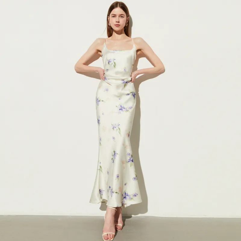 DPLAY Slip Dress Women's Summer Iris Purple-1