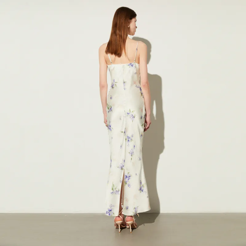DPLAY Slip Dress Women's Summer Iris Purple-3