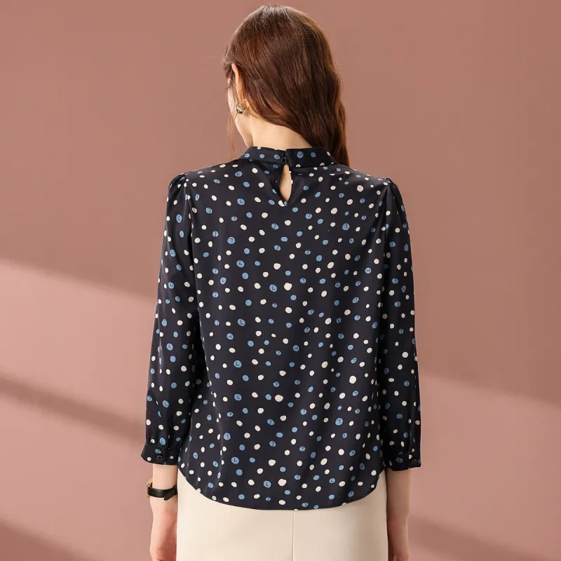 FENHONGMALI Shirts Women's Blue-2