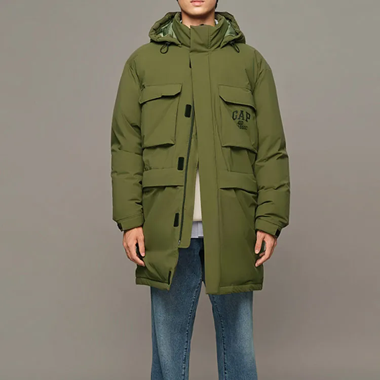 GAP Down Jacket Men's Army Green-1