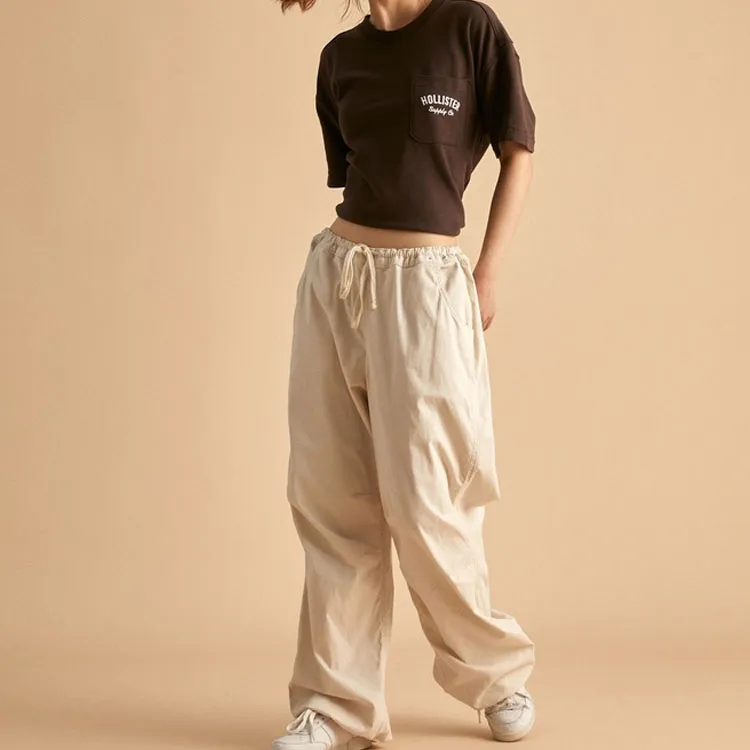 Hollister Casual Pants Women's Cream-3