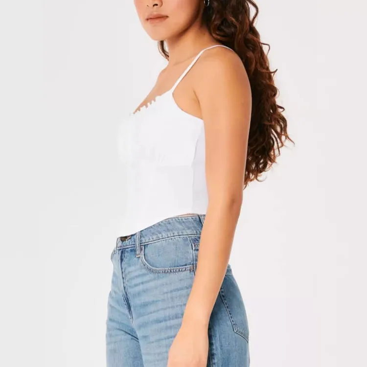 Hollister Camisole Women's White-3