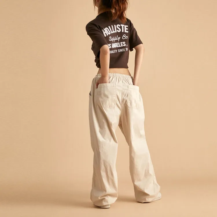 Hollister Casual Pants Women's Cream-2