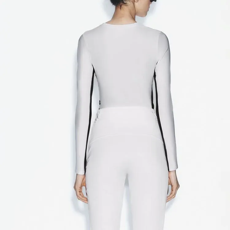 ZARA T-Shirt Women's Black/White-2