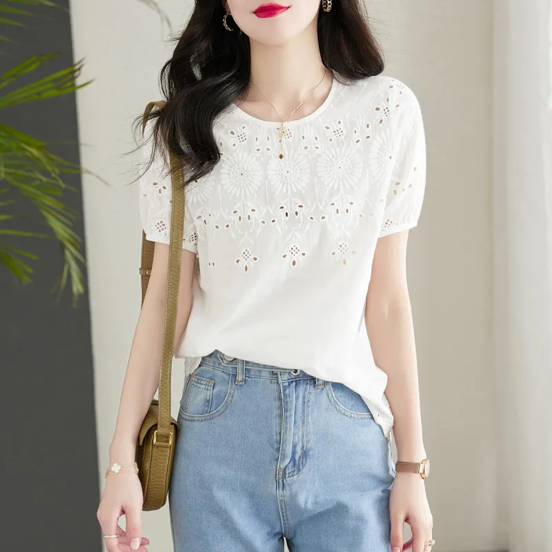 Still Quiet T Shirt Women's White-1