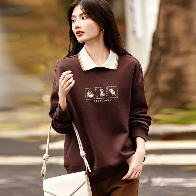 【dme】 Sweatshirt Women's Chocolates-2