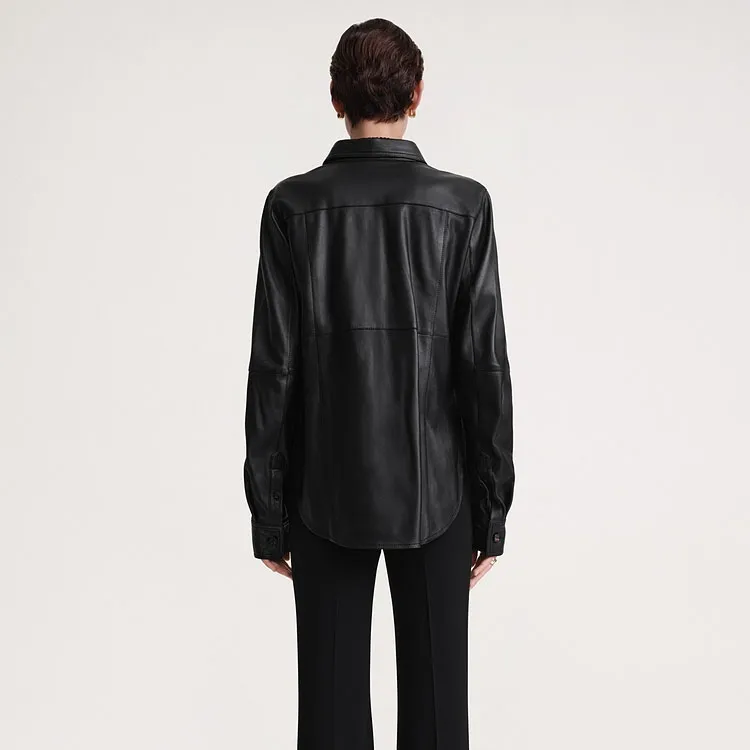 TOTEME Panelled Buttoned Shirt Jacket-2