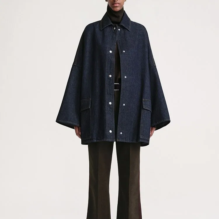TOTEME Denim Overshirt Jacket-2