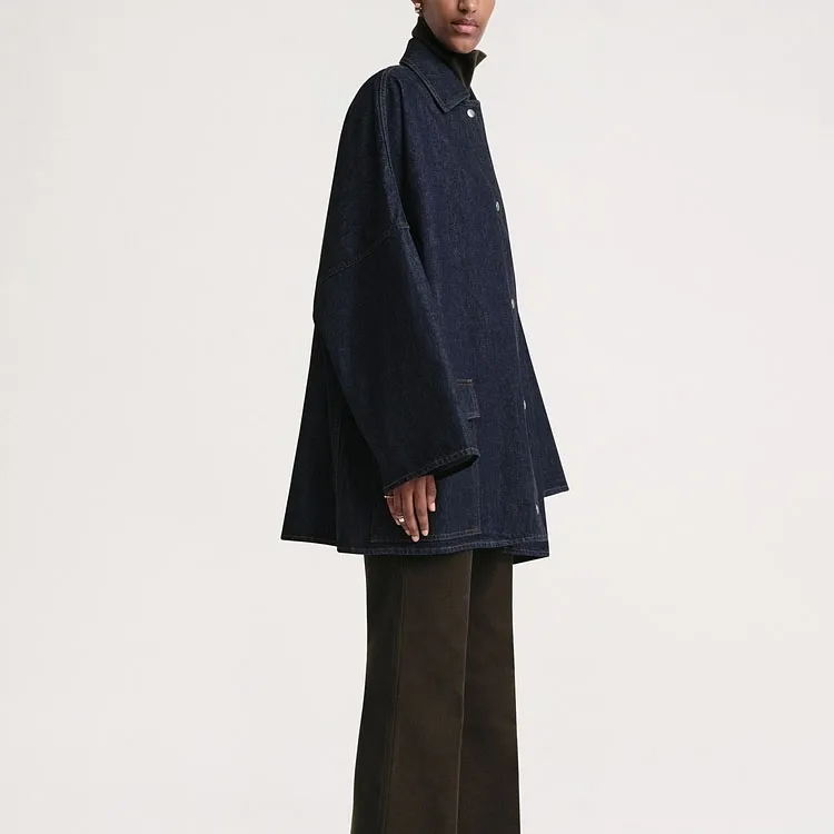 TOTEME Denim Overshirt Jacket-3