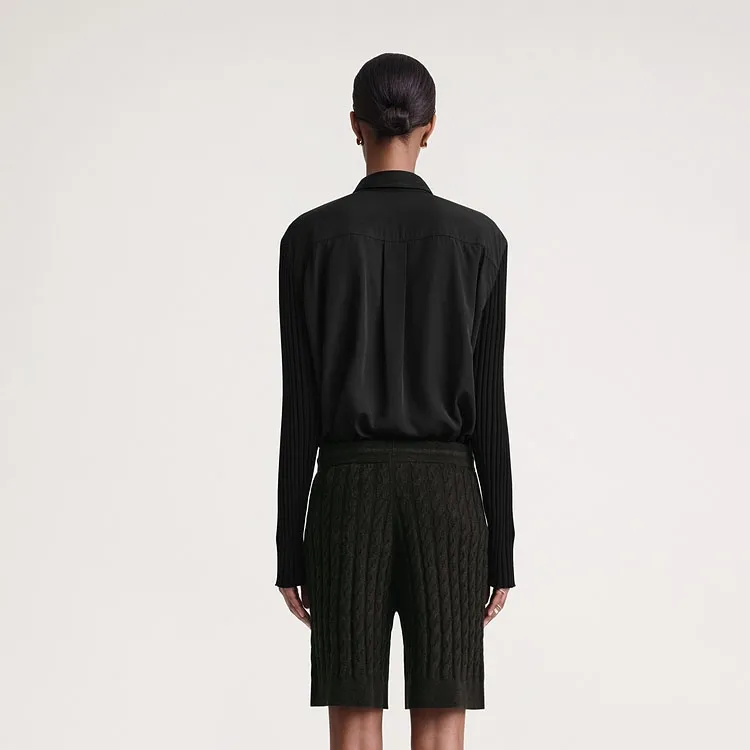 TOTEME Cable knit Shorts-2