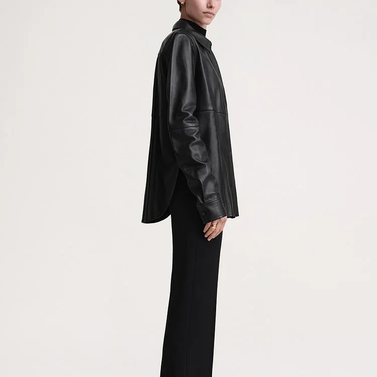 TOTEME Panelled Buttoned Shirt Jacket-3