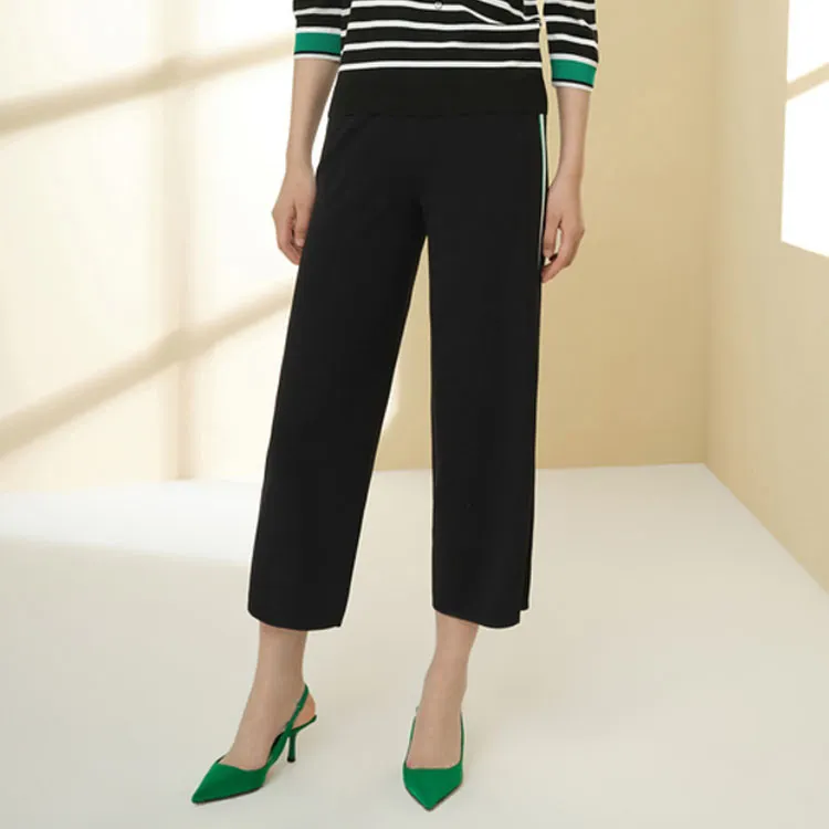 JZ Juzui Casual Pants Women's Heather Black-1