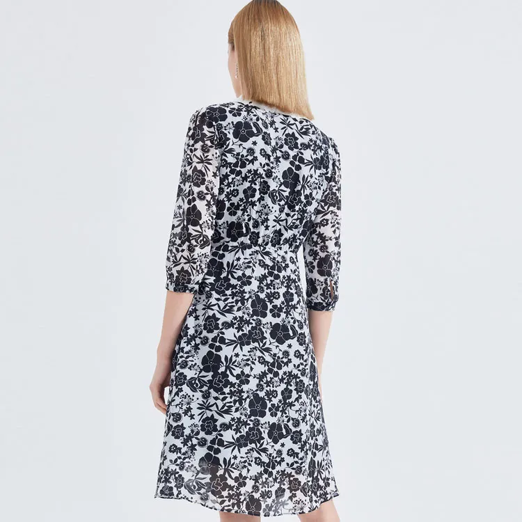 JZ Juzui Long-Sleeved Dresses Women's Heather Black-2
