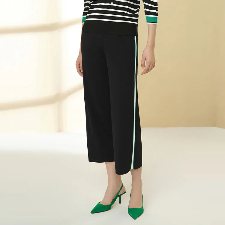 JZ Juzui Casual Pants Women's Heather Black-2