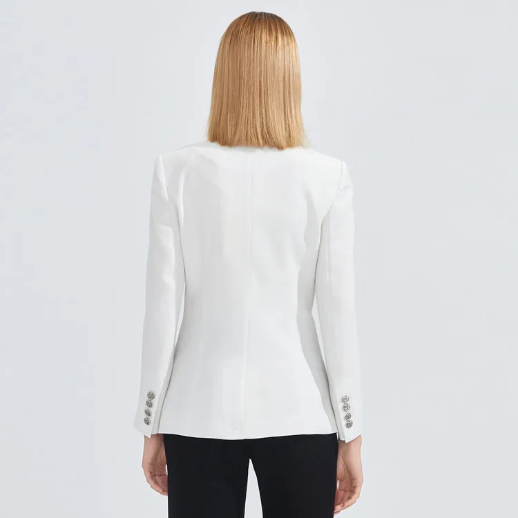 JZ Juzui Business Suit Women's Pure White-2