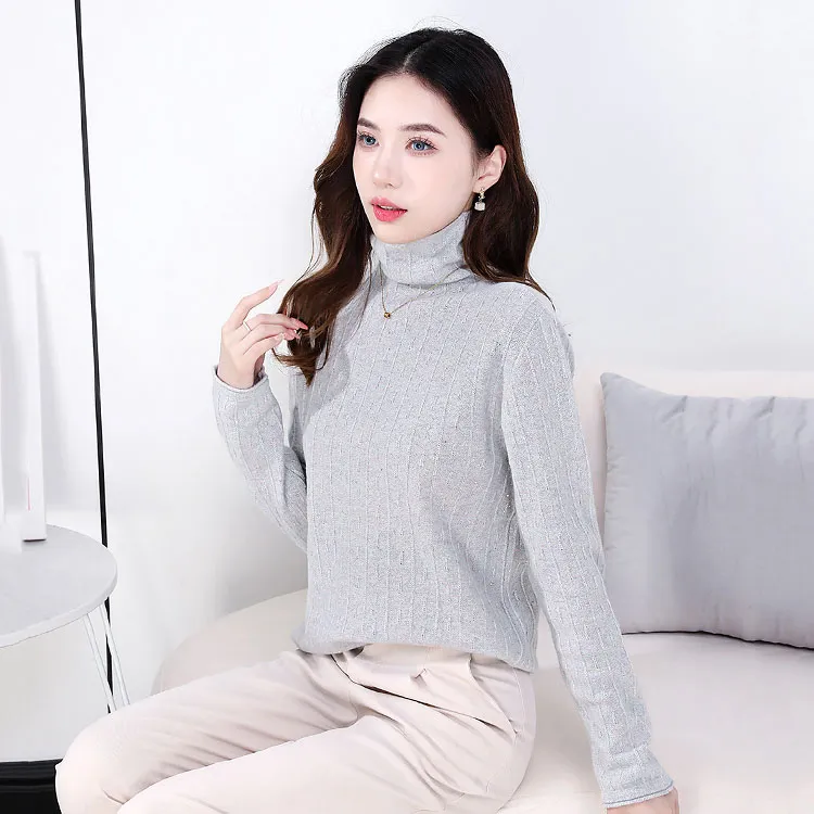 M.SUYA Sweater Women's Colorful Blue-3