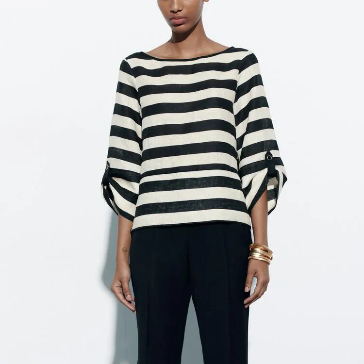 ZARA T-Shirts Women's Orange-3