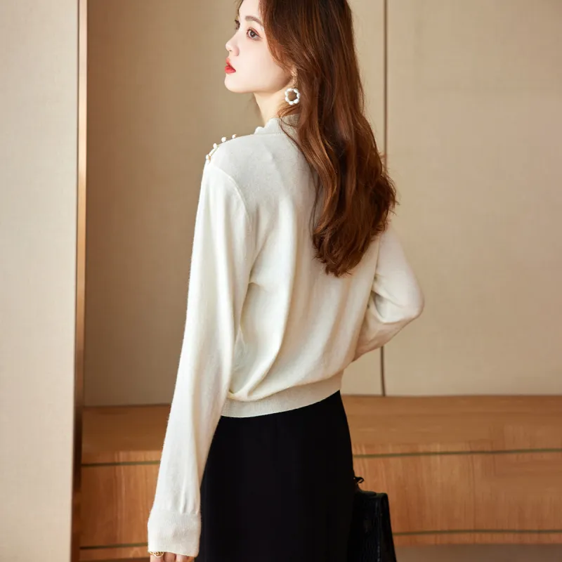 MT Knitwear Women's White-2