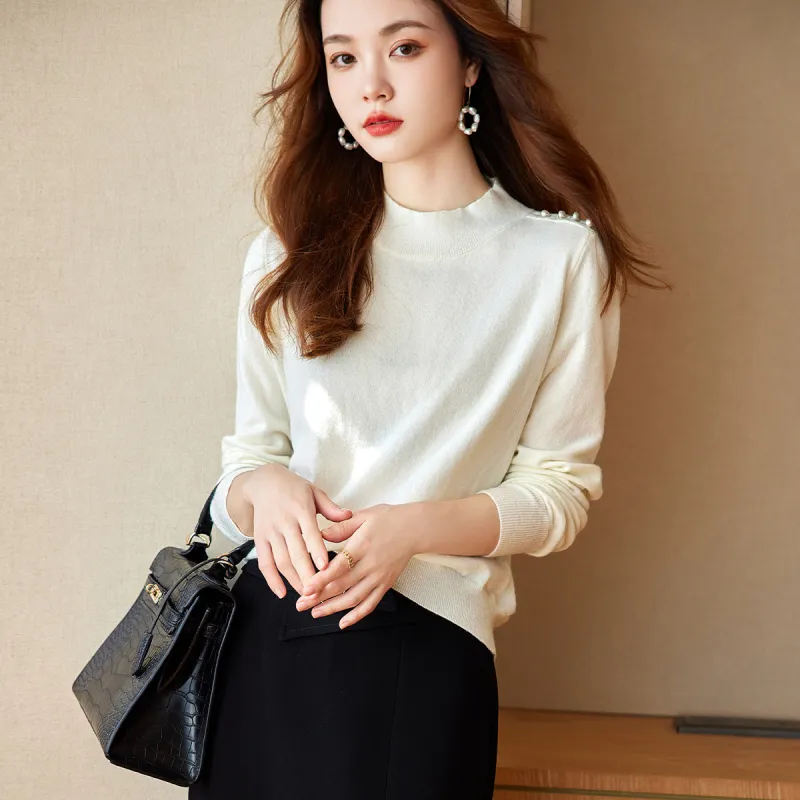MT Knitwear Women's White-1