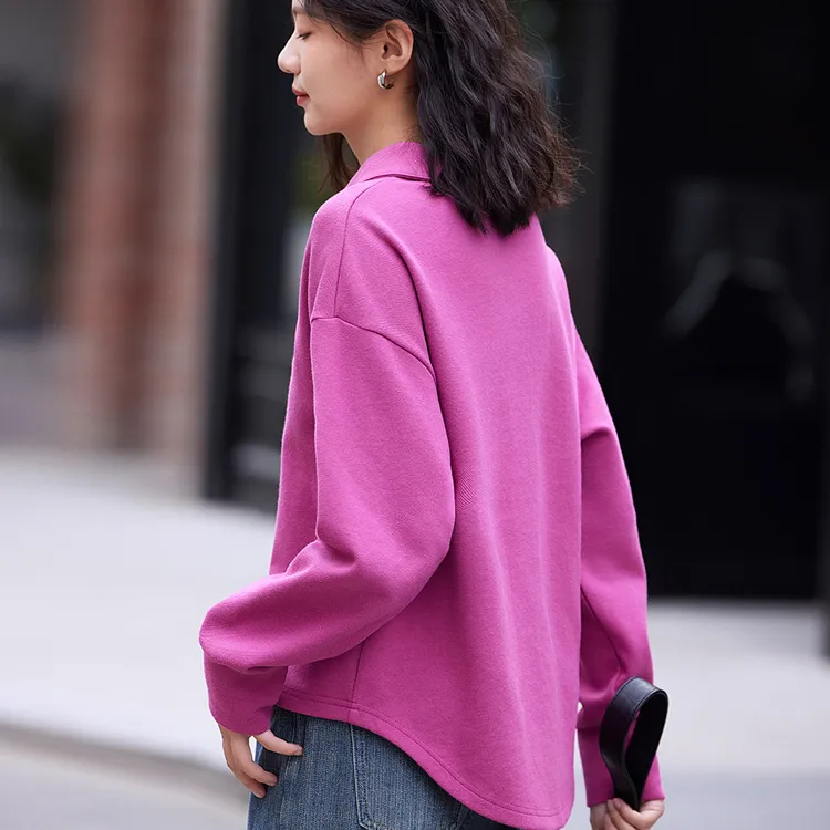 【dme】 Sweatshirt Women's Berry Red-2