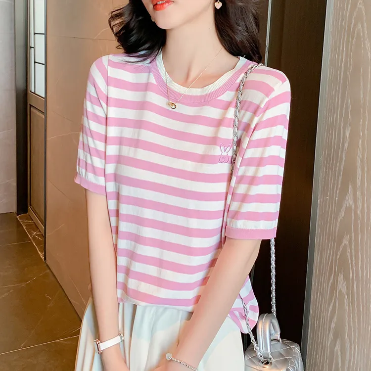 Juden Choi T Shirt Women's Pink-2