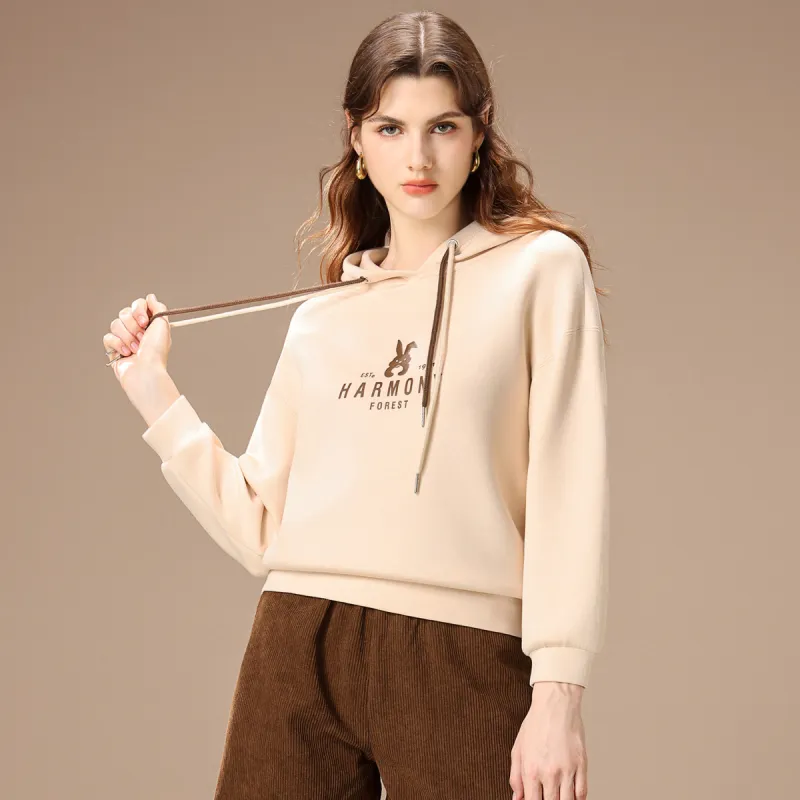 FENHONGMALI Sweatshirt Women's Ecru-2
