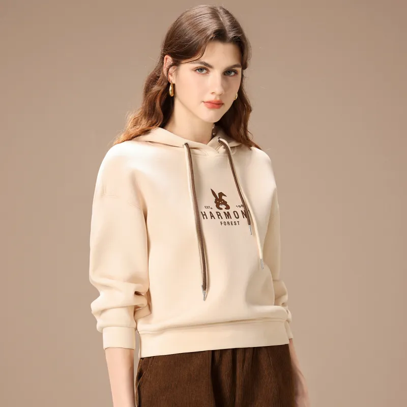 FENHONGMALI Sweatshirt Women's Ecru-1