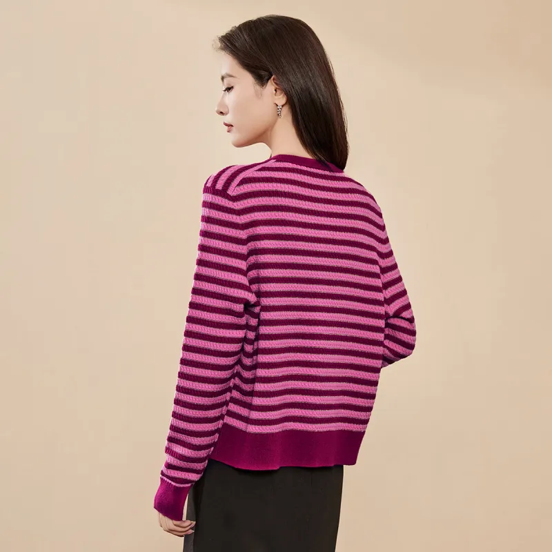 CARBAMMI Sweater Women's Rose Red-1
