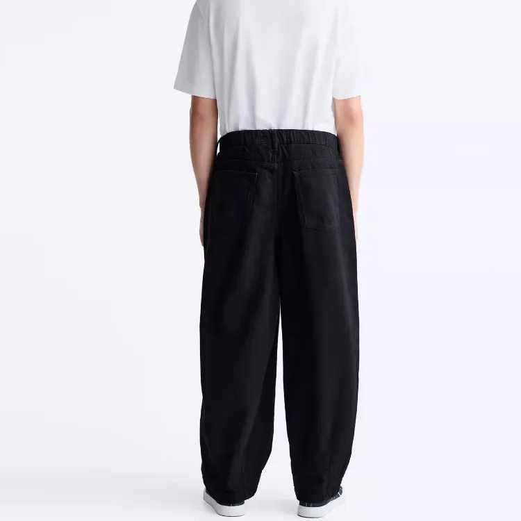 ZARA Jeans Men Black-3
