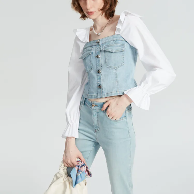 AIVEI Shirts Women's Blue/3200-3