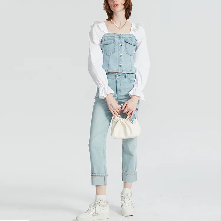 AIVEI Shirts Women's Blue/3200-1