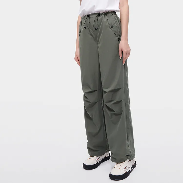 FILA Casual Pants Women's Graphite Green-3