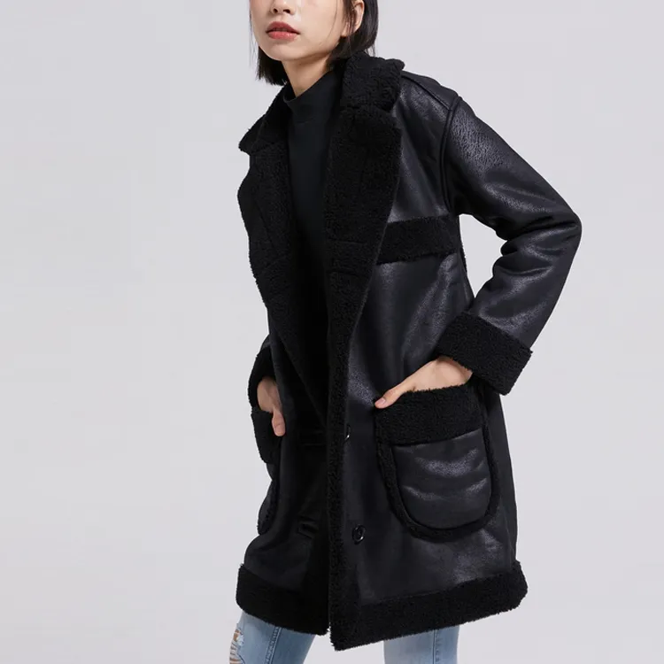 Hollister Coats Women's Black-3