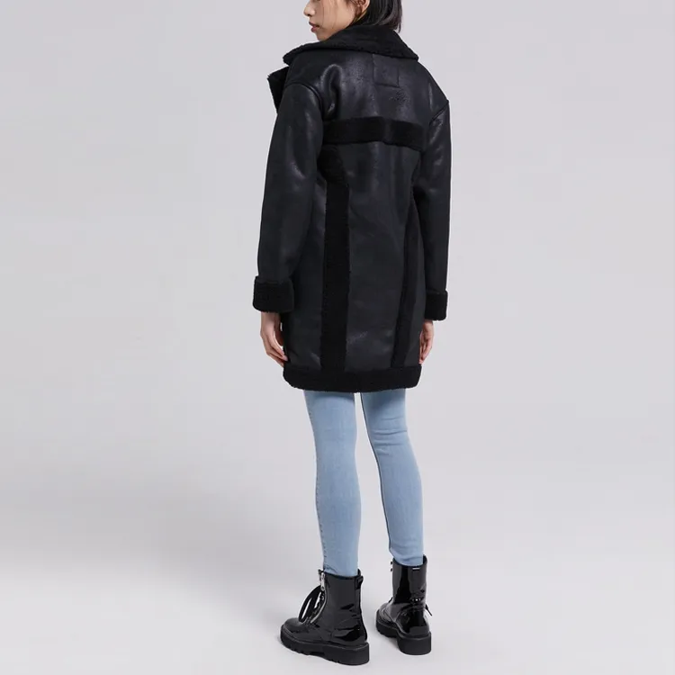 Hollister Coats Women's Black-2