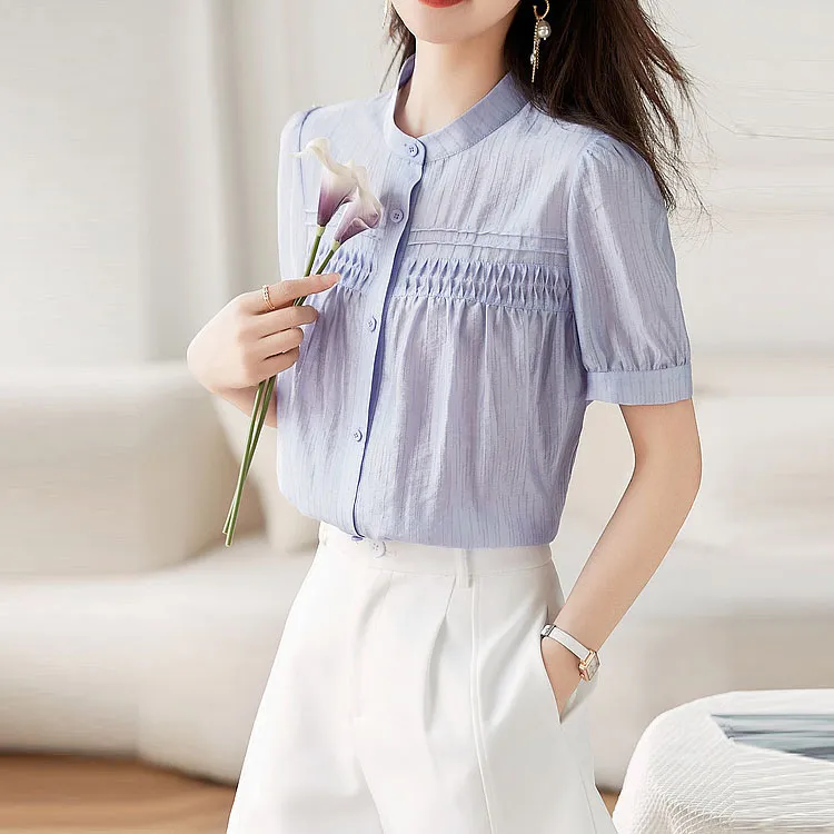Like The Age Of Water Shirt Women's Purple-1