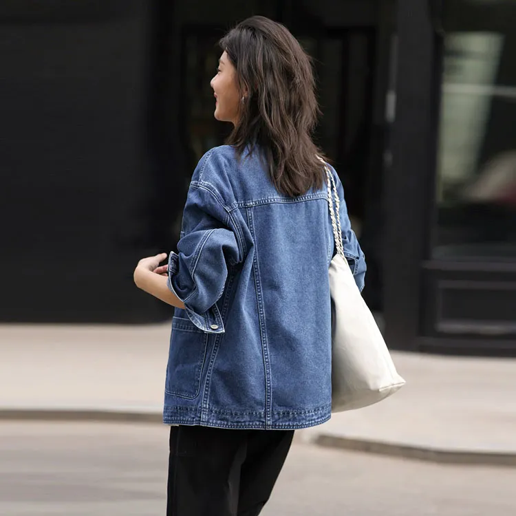Demana Denim Jacket Women's Medium Blue-2